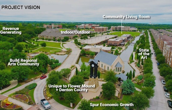 Flower Mound Bets Big on River Walk With $50 Million Arts Center Plan