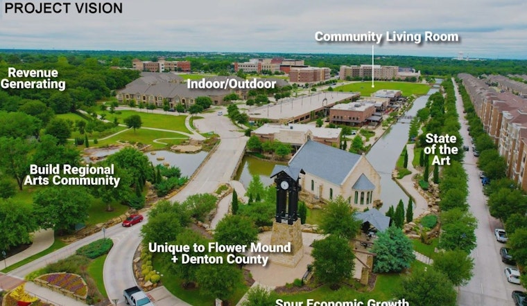 Flower Mound Bets Big on River Walk With $50 Million Arts Center Plan