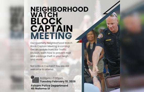 Folsom Police Department Hosts Meeting to Empower Neighborhood Watch Leaders