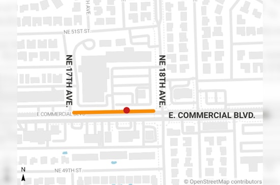 Fort Lauderdale Crews Triumph in Overnight Water Leak Repair on E. Commercial Blvd, Minimizing Traffic Impact