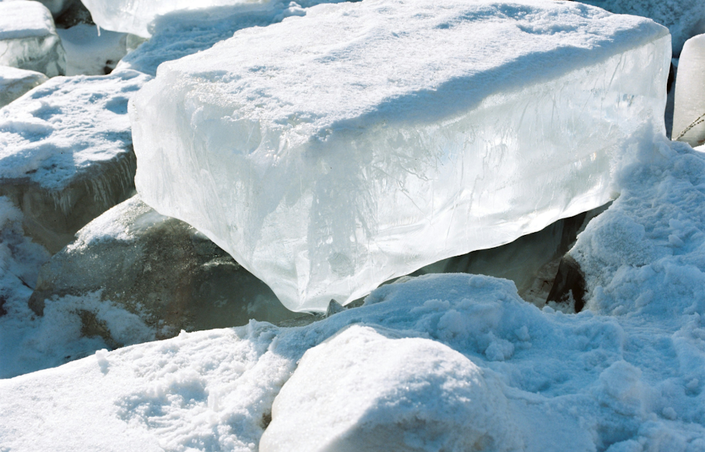 Fort Worth Artist Transforms Snow Day into Texas Rodeo Art with Bucking Bull Ice Sculpture