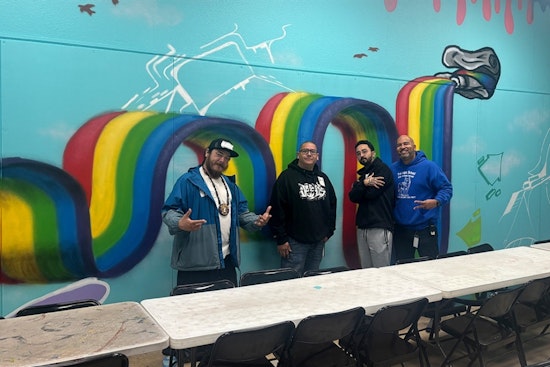 Fort Worth Graffiti Abatement Program Partners with Treetops Academy for Inspirational Mural Project