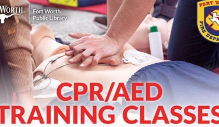 Fort Worth Public Library Partners with Fire Department for Free CPR and AED Training Sessions