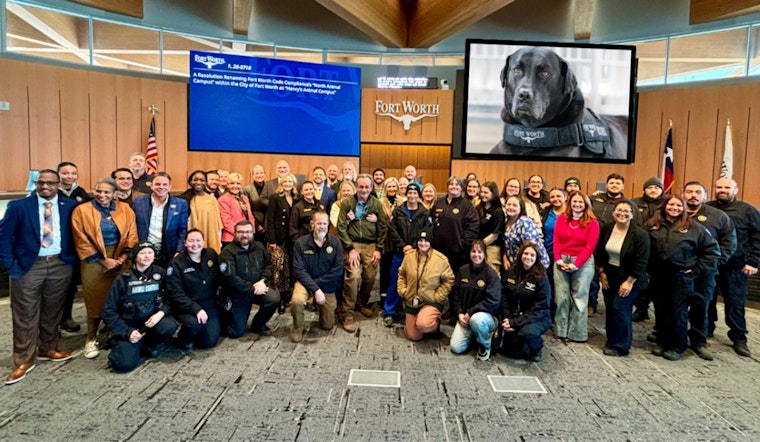 Fort Worth's North Animal Campus Renamed to Honor Beloved Canine Ambassador Henry