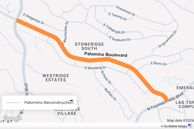 Fountain Hills to Host Open House on Palomino Boulevard Reconstruction Plans