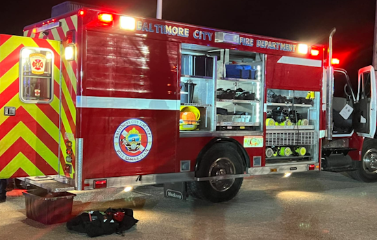Four Baltimore Firefighters Injured in Firetruck Collision with Parked Box Truck on Icy Streets