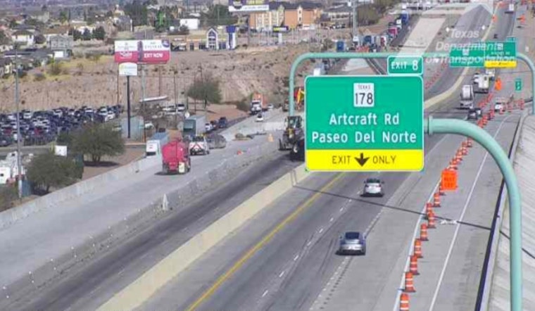 Four Injured in Rollover Semi Truck Crash on I-10 East in West El Paso, Highway Closure Causes Major Traffic Delays