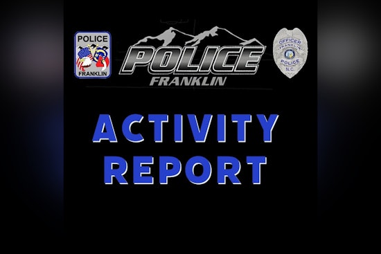 Franklin Police Department Releases Activity Report Highlighting Property Crimes and DUI Arrests