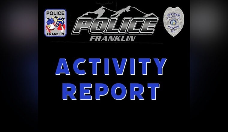 Franklin Police Department Releases Activity Report Highlighting Property Crimes and DUI Arrests