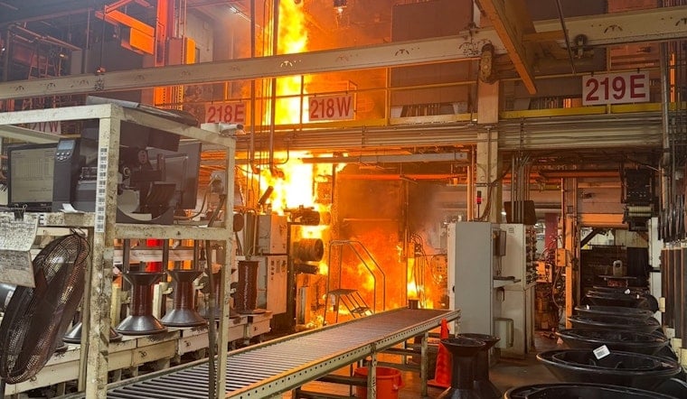 Franklin Firefighters Quickly Contain Industrial Blaze at Superior Essex Facility