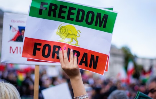 'Free Iran' Rally Rocks San Francisco Ferry Building Plaza