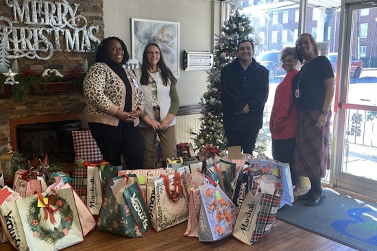 Gastonia Finance Department Spreads Holiday Cheer to Belmont Health and Rehab Residents