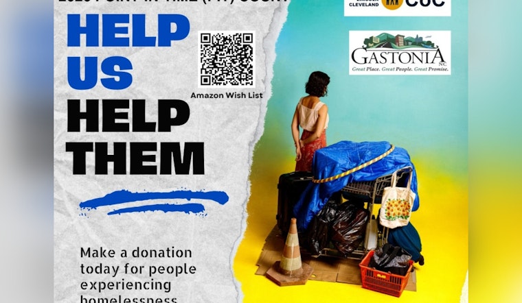 Gastonia Seeks Volunteers for Point-in-Time Count to Address Homelessness in Gaston, Lincoln, and Cleveland Counties