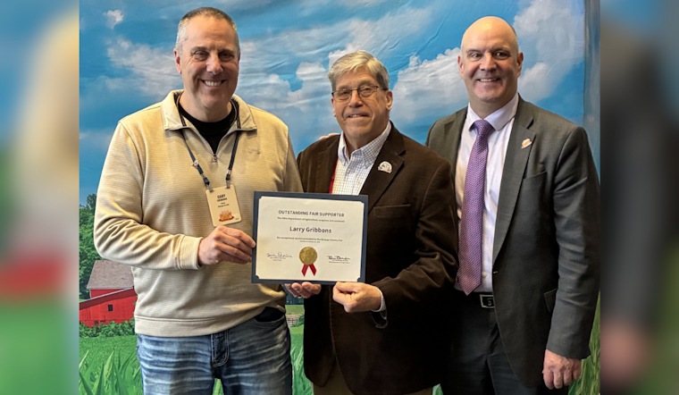 Geauga County's Lieutenant Gary Gribbons Receives Outstanding Fair Supporter Award for Dedication to Great Geauga County Fair