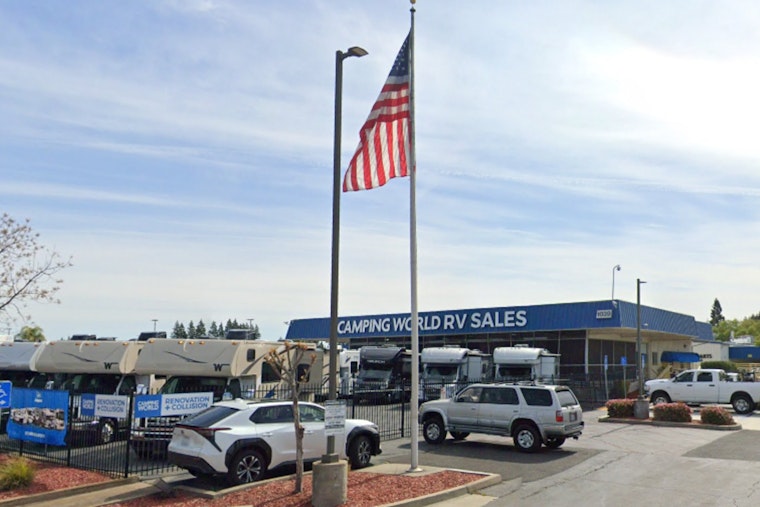 Giant American Flag Valued at $7,000 Stolen from Roseville's Camping World