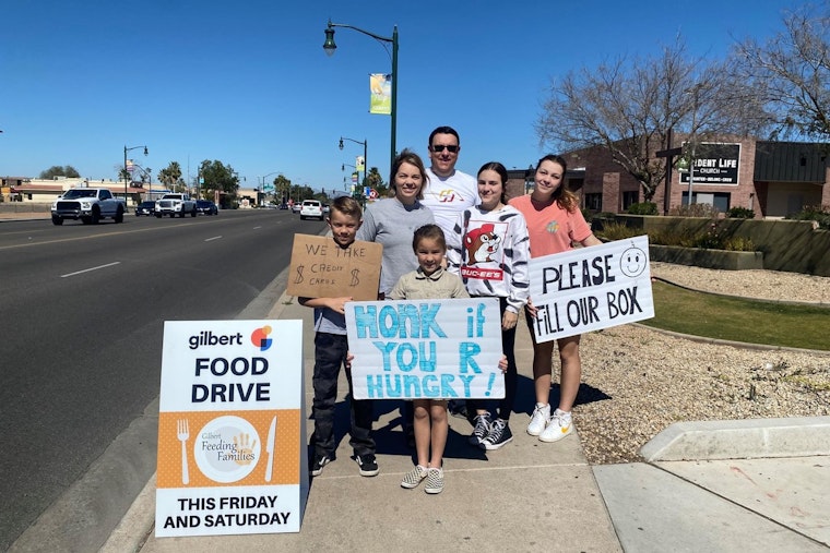 Gilbert Rallies for Annual Food Drive to Combat Hunger in Local Communities