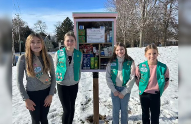 Girl Scout Troop 1363 Launches Free Little Pantry in South Milwaukee to Tackle Food Insecurity