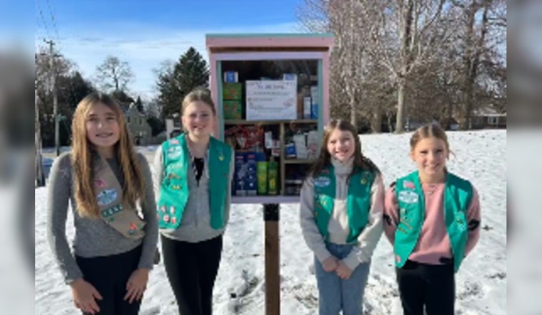 Girl Scout Troop 1363 Launches Free Little Pantry in South Milwaukee to Tackle Food Insecurity