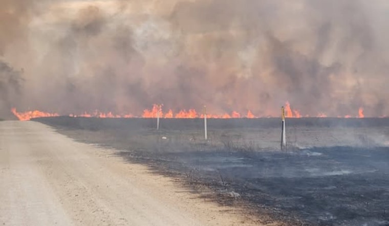 Godley and Bono Fire Departments Team Up for Controlled Burn Training on King Ranch