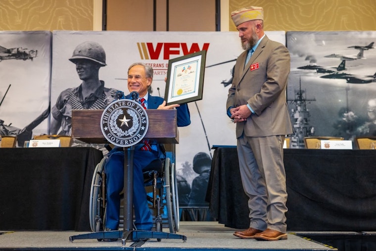 Gov. Greg Abbott Reaffirms Support for Veterans at Texas VFW Mid-Winter Conference