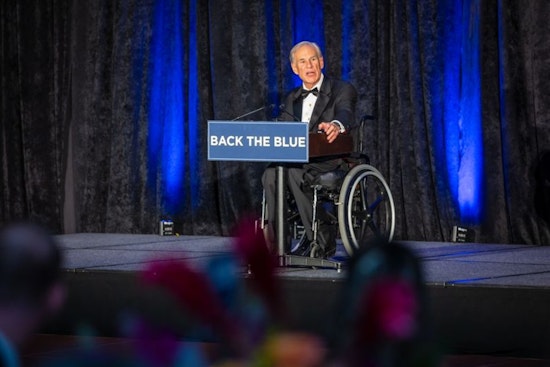 Governor Greg Abbott Honored with "Back The Blue" Award by Dallas Police Foundation at Annual Banquet