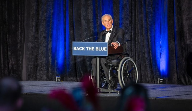 Governor Greg Abbott Honored with "Back The Blue" Award by Dallas Police Foundation at Annual Banquet