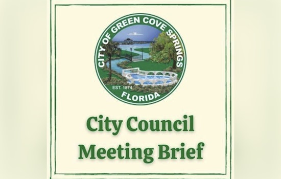 Green Cove Springs City Council Addresses Utility Costs and Infrastructure While Discussing Plans for a Veterans Monument