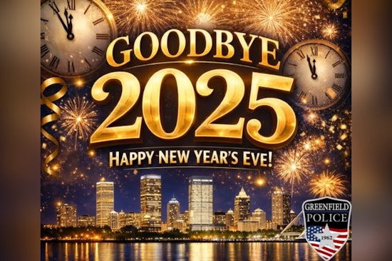 Greenfield Police Urge Safety on New Year's Eve and Remind Residents to Plan Sober Rides