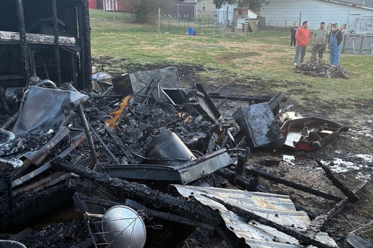 Halls Firefighters Praised for Swift Action Saving Home Near Workshop Blaze on Nicks Road