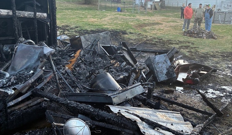Halls Firefighters Praised for Swift Action Saving Home Near Workshop Blaze on Nicks Road