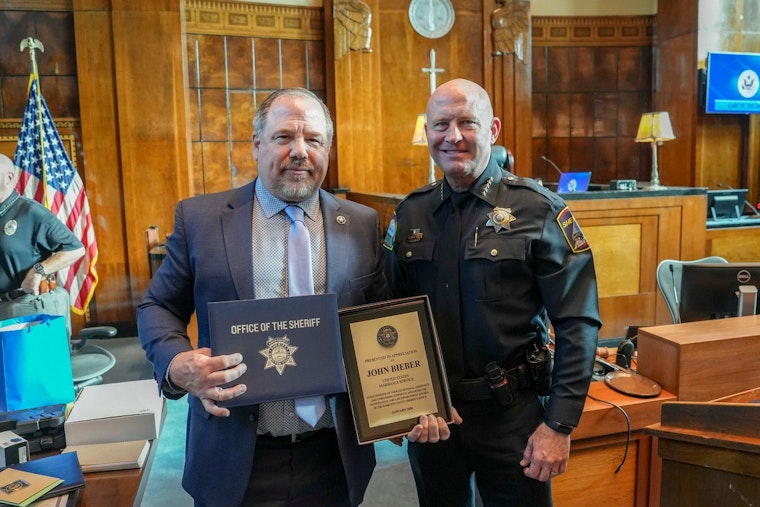 Hamilton County Celebrates Retirement of Supervisory Deputy U.S. Marshal John Bieber After 29 Years of Service
