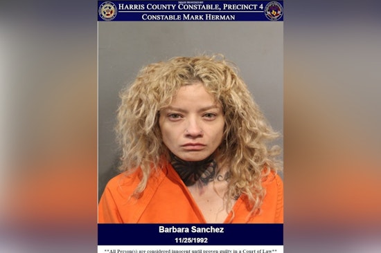 Harris County Traffic Stop Leads to Arrest of Barbara Sanchez, Illegal Weapon and Suspected Narcotics Seized