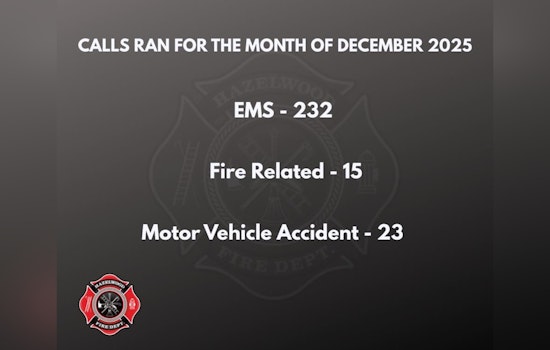 Hazelwood Fire Department Commended for Unwavering Service Throughout December