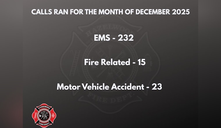 Hazelwood Fire Department Commended for Unwavering Service Throughout December