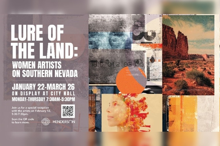 Henderson City Hall Showcases 'Lure of the Land' Exhibit Featuring Women Artists of Southern Nevada