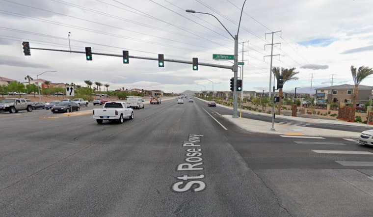 Henderson Pedestrian Sustains Serious Injuries in Collision, Traffic Disrupted on St. Rose Parkway
