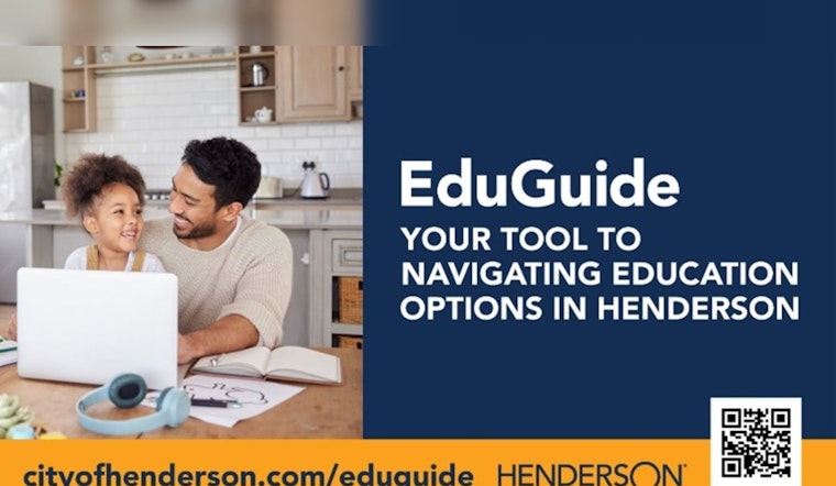 Henderson Unveils EduGuide: A New Tool to Help Families Choose Schools and Access Educational Resources