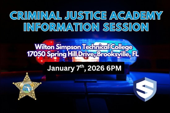 Hernando County Sheriff's Office to Host Criminal Justice Academy Info Session at Simpson Technical College