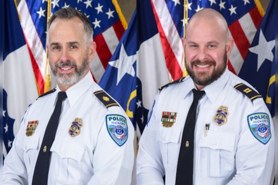 Hickory Police Department Promotes Two Veteran Officers to Leadership Positions