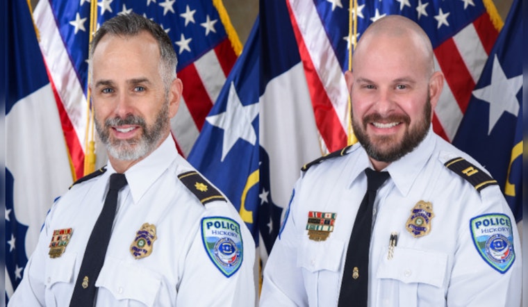 Hickory Police Department Promotes Two Veteran Officers to Leadership Positions