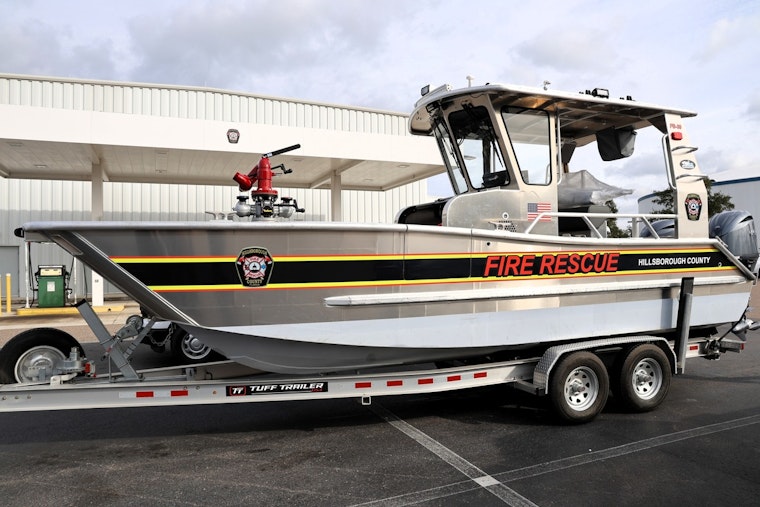 Hillsborough County Fire Rescue Boosts Tampa Bay Safety with New Fire Boat 39