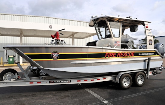 Hillsborough County Fire Rescue Boosts Tampa Bay Safety with New Fire Boat 39