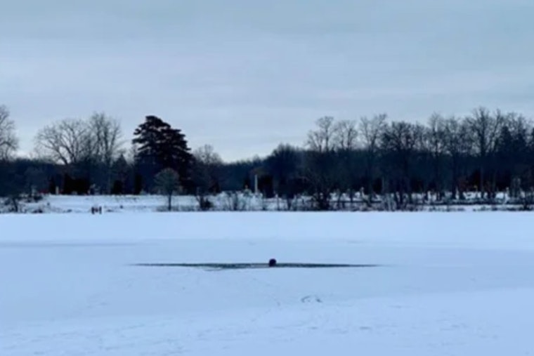 Holly Township Community and Police Rescue Man from Icy Waters of Bush Lake in Michigan