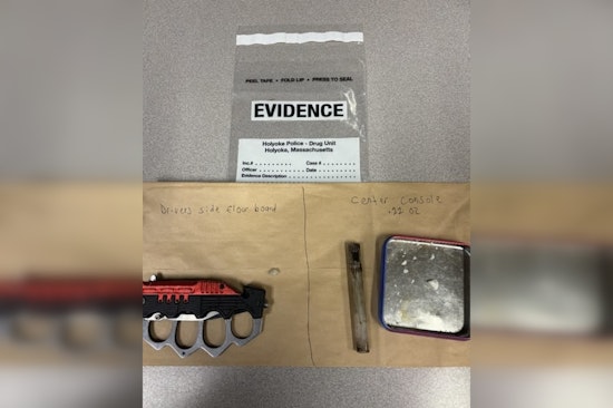 Holyoke Police Seize Narcotics and Prohibited Weapon During Traffic Stop, Agawam Resident Charged