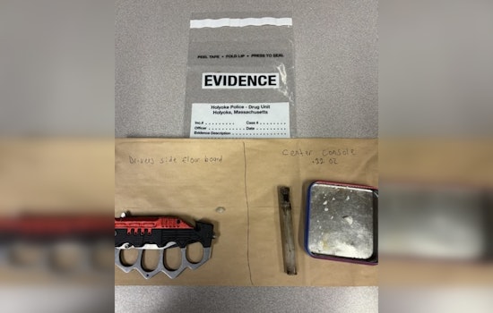Holyoke Police Seize Narcotics and Prohibited Weapon During Traffic Stop, Agawam Resident Charged
