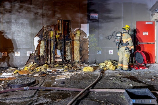 Homeless Encampment's Warming Fire Sparks Blaze at Red Robin in Portland's Lloyd District