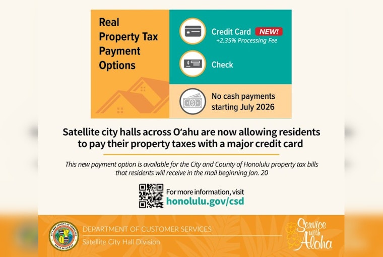 Honolulu Tells Property Owners To Ditch Cash At Satellite City Halls By 2026