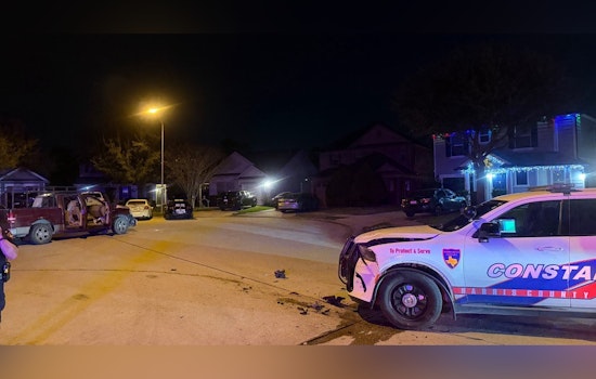 Humble New Year’s Eve Chase Ends With Injured Deputies, Crunched Cop Cars