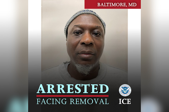 ICE Baltimore Detains Guyanese National Convicted of 1999 Maryland Murder, Awaits Removal Proceedings