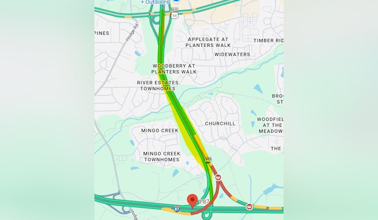 Icy Conditions Prompt Closure of I-540 in Knightdale, Police Urge Caution for Commuters